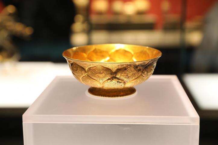 Gold Bowl in Shaanxi History Museum